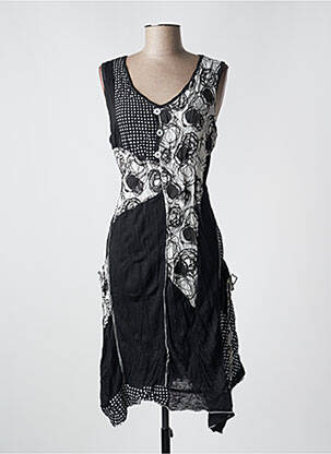 Rochie midi negru PURPLEROSE femeie