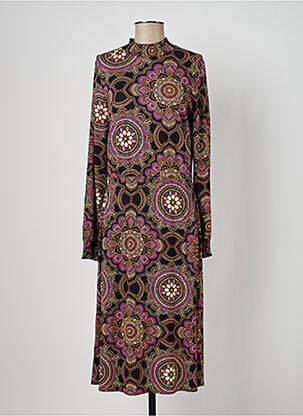 Rochie lungă mâneci lungi mâneci lungi negru GEISHA femeie
