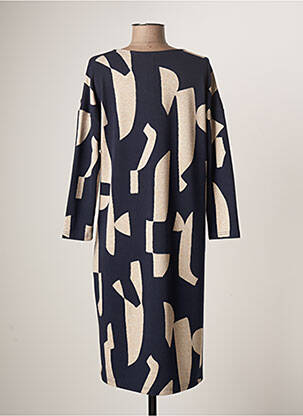 Rochie midi imprimeu fantezie mâneci lungi albastru STREET ONE femeie