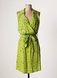 Rochie midi croială fluidă fără mâneci verde AMELIE & AMELIE femeie