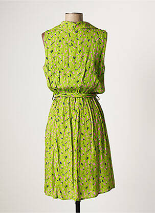 Rochie midi croială fluidă fără mâneci verde AMELIE & AMELIE femeie
