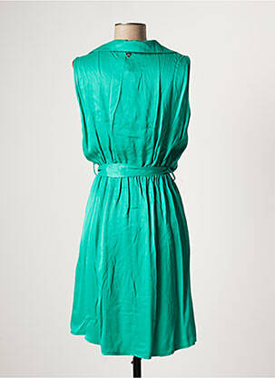 Rochie midi croială fluidă fără mâneci verde AMELIE & AMELIE femeie