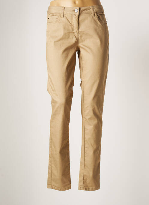 Pantalon slim maro BRANDTEX femeie