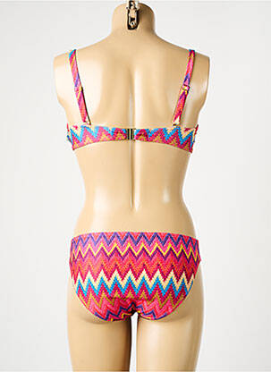 Costum de baie din două piese elasticitate top bentiță roșu SUNFLAIR femeie