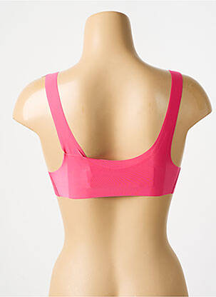 Sutien efect material satinat sutiene roz SLOGGI femeie