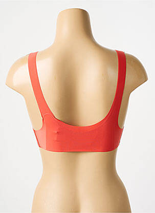 Sutien efect material satinat sutiene portocaliu SLOGGI femeie