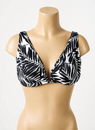 Sutien de costum de baie elasticitate sutien cupe întregi cu decolteu înalt negru SLOGGI femme