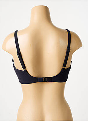 Sutien de costum de baie elasticitate sutien cupe întregi cu decolteu înalt negru SUNFLAIR femeie