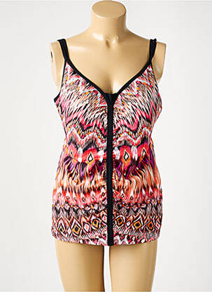 Top de baie imprimeu fantezie roz SUNFLAIR femeie