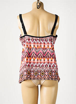 Top de baie imprimeu fantezie roz SUNFLAIR femeie
