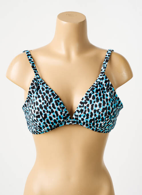 Sutien de costum de baie elasticitate sutien cu susținere înaltă și burete detașabil albastru SLOGGI femme