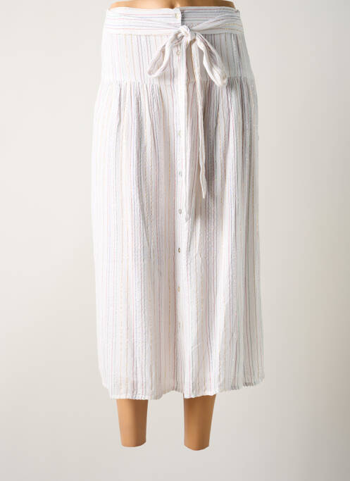 Fustă midi alb BIZANCE femeie