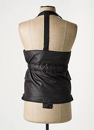 Vestă fără mâneci croială cambrată negru COP COPINE femeie