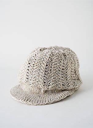 Căciulă tricot gros bej COP COPINE femeie