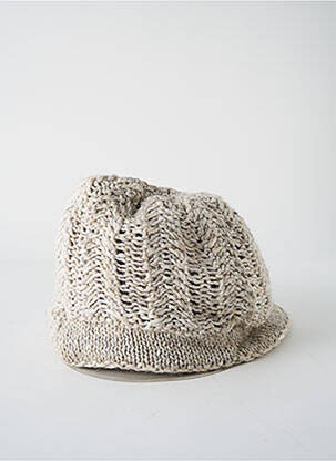 Căciulă tricot gros bej COP COPINE femeie