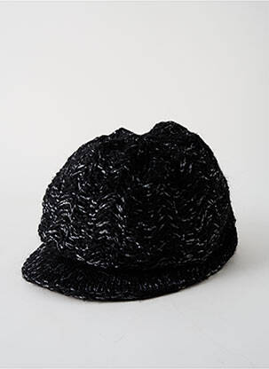 Căciulă tricot gros negru COP COPINE femeie