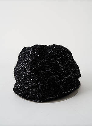 Căciulă tricot gros negru COP COPINE femeie