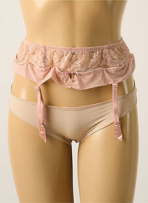 Corset/jartieră efect material satinat roz MARIE JO femeie