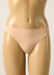 Tanga efect material satinat piele MAISON LEJABY femme