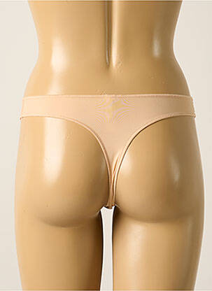 Tanga efect material satinat piele MAISON LEJABY femeie