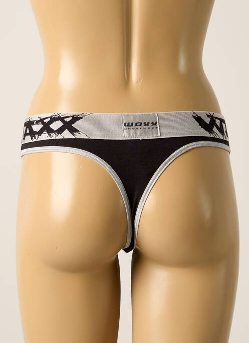 Tanga negru WAXX femeie