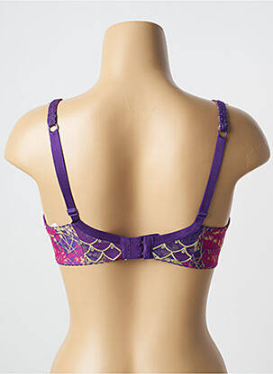 Sutien efect material satinat top sutien modelat violet AUBADE femeie