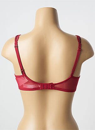 Sutien efect material satinat top sutien modelat roșu MARIE JO femeie