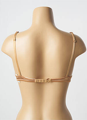 Sutien efect material satinat top sutien modelat auriu MAISON LEJABY femeie