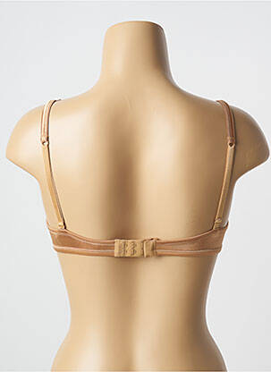 Sutien efect material satinat top sutien modelat auriu MAISON LEJABY femeie