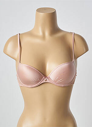 Sutien efect material satinat top sutien modelat roz MARIE JO femeie