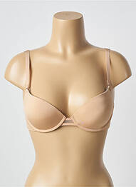 Sutien efect material satinat top sutien push-up piele HUIT & HUIT femme