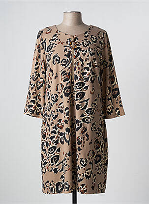 Rochie scurtă bej K-DESIGN femeie