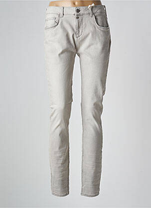 Blugi cu croială slim gri TIMEZONE femeie