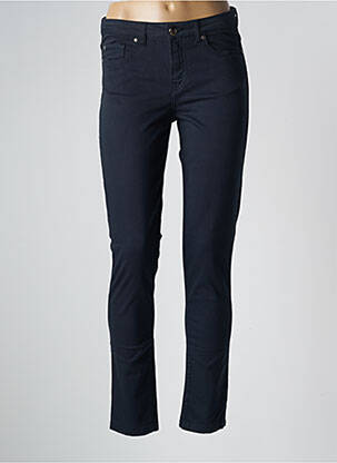 Pantalon slim albastru MENSI COLLEZIONE femeie