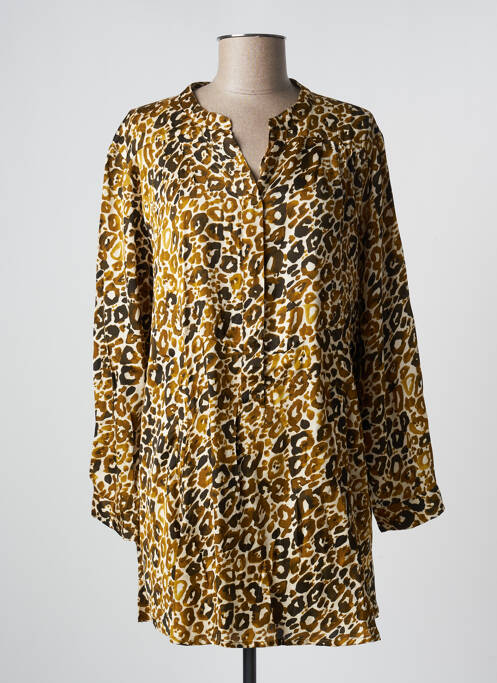 Tunică mâneci lungi maro MASAI femeie