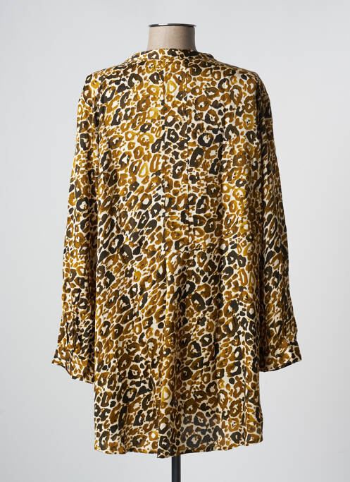 Tunică mâneci lungi maro MASAI femeie