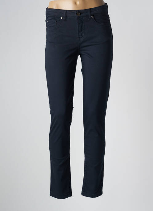 Pantalon slim albastru MENSI COLLEZIONE femeie