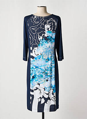 Rochie midi mâneci 3/4 mâneci 3/4 albastru SOMMERMANN femeie