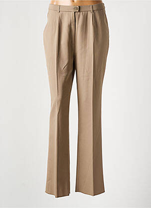 Pantalon drept maro KARTING femeie