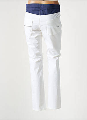 Pantalon slim talie joasă talie joasă alb KARTING femeie