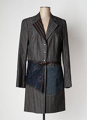 Palton lung gri OHDD femeie