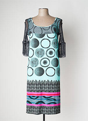 Rochie midi albastru SAVE THE QUEEN femeie