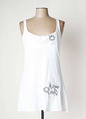 Rochie scurtă alb SAVE THE QUEEN femeie