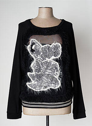 Hanorac negru SAVE THE QUEEN femeie