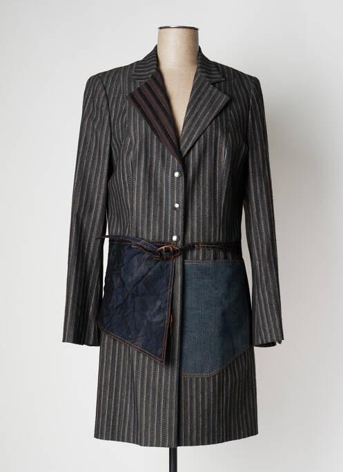 Palton lung gri OHDD femeie