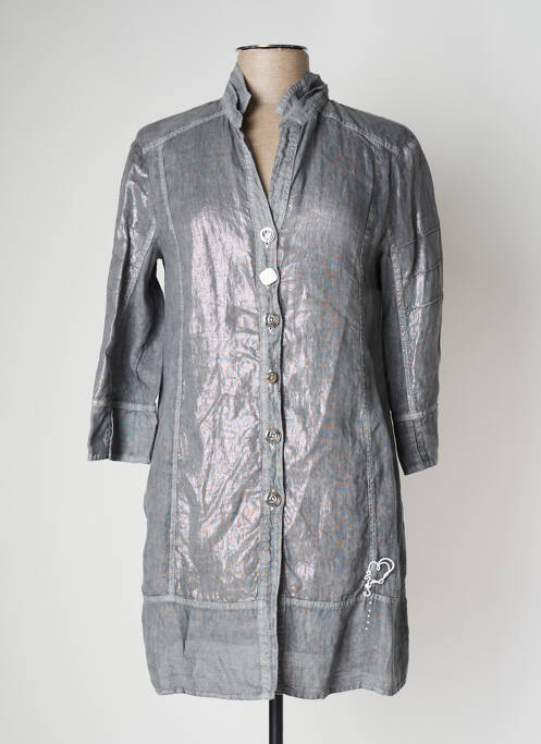 Tunică mâneci lungi gri ELISA CAVALETTI femeie