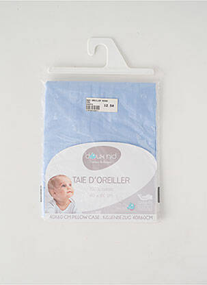 Set de lenjerie de pat albastru DOUX NID copil