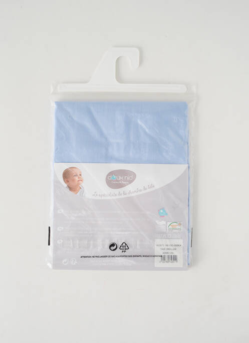 Set de lenjerie de pat albastru DOUX NID copil