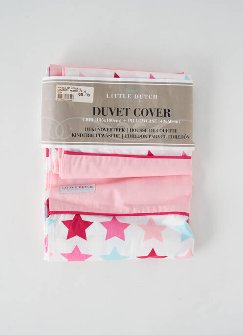 Set de lenjerie de pat roz LITTLE DUTCH copil