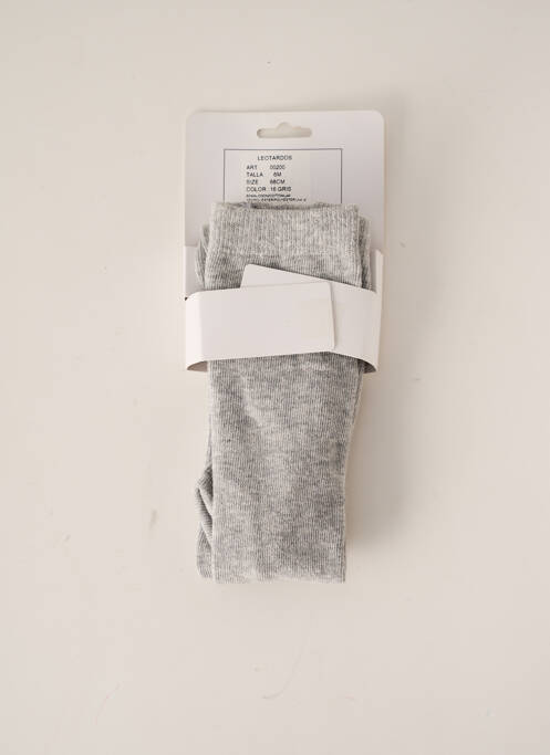Colanți țesătură melanj gri BABY BOL fille